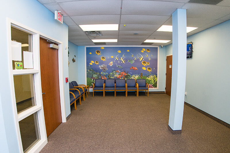 Main waiting room for Kennedy Dental Care Calallen Office