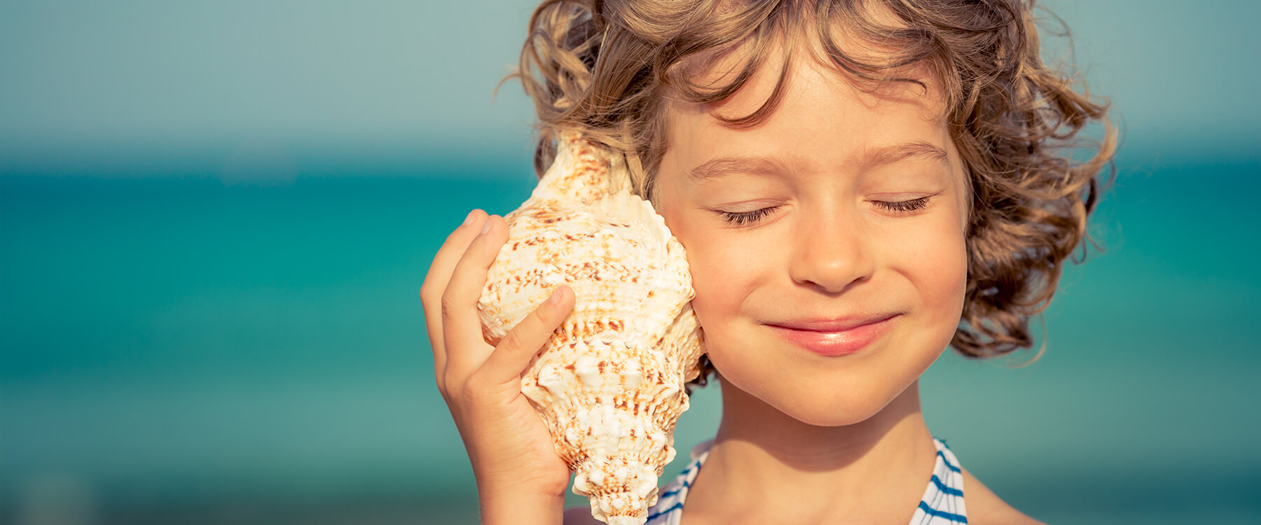 Young Girl with Seashell