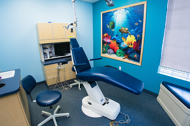 Exam room for Kennedy Dental Care Saratoga Office