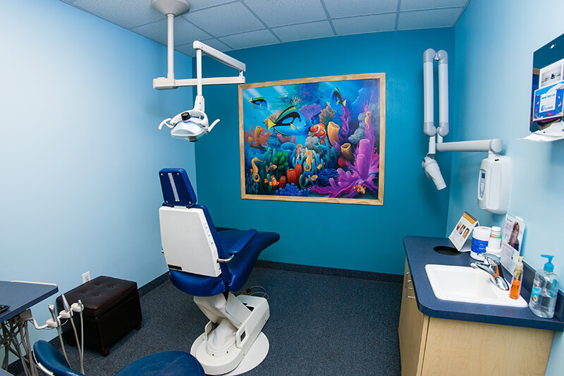 Exam room for Kennedy Dental Care Saratoga Office